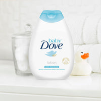 Baby Dove Rich Moisture Nourishing Baby Lotion 400 ml & Baby Rich Moisture Hair to Toe Baby Wash 200 ml, No Tears Body Wash for Baby's Soft Skin