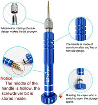 5 - in - 1 Multifunctional Small Screwdriver, PTSLKHN S2 Steel Magnetic Screwdriver Kit for Eyeglass, Sunglasses, Electronics, Cellphone, Jewelry and More