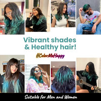 2.Oh! Italian- Aqua Marine Hair Color For Women & Men | Ammonia-Free DIY Semi Permanent Hair Color | Enriched with Argan Oil | Lasts upto 12-15 Washes