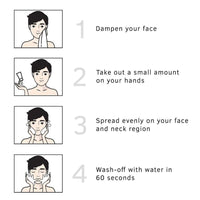 Ustraa Face Wash Acne Control - With Neem & Charcoal - 100g - Oil control, Prevents Acne & 20% Vitamin C Face Serum - 30ml | 20% Vitamin C in Pure form | with Hyaluronic Acid | Anti-Aging, Brightening