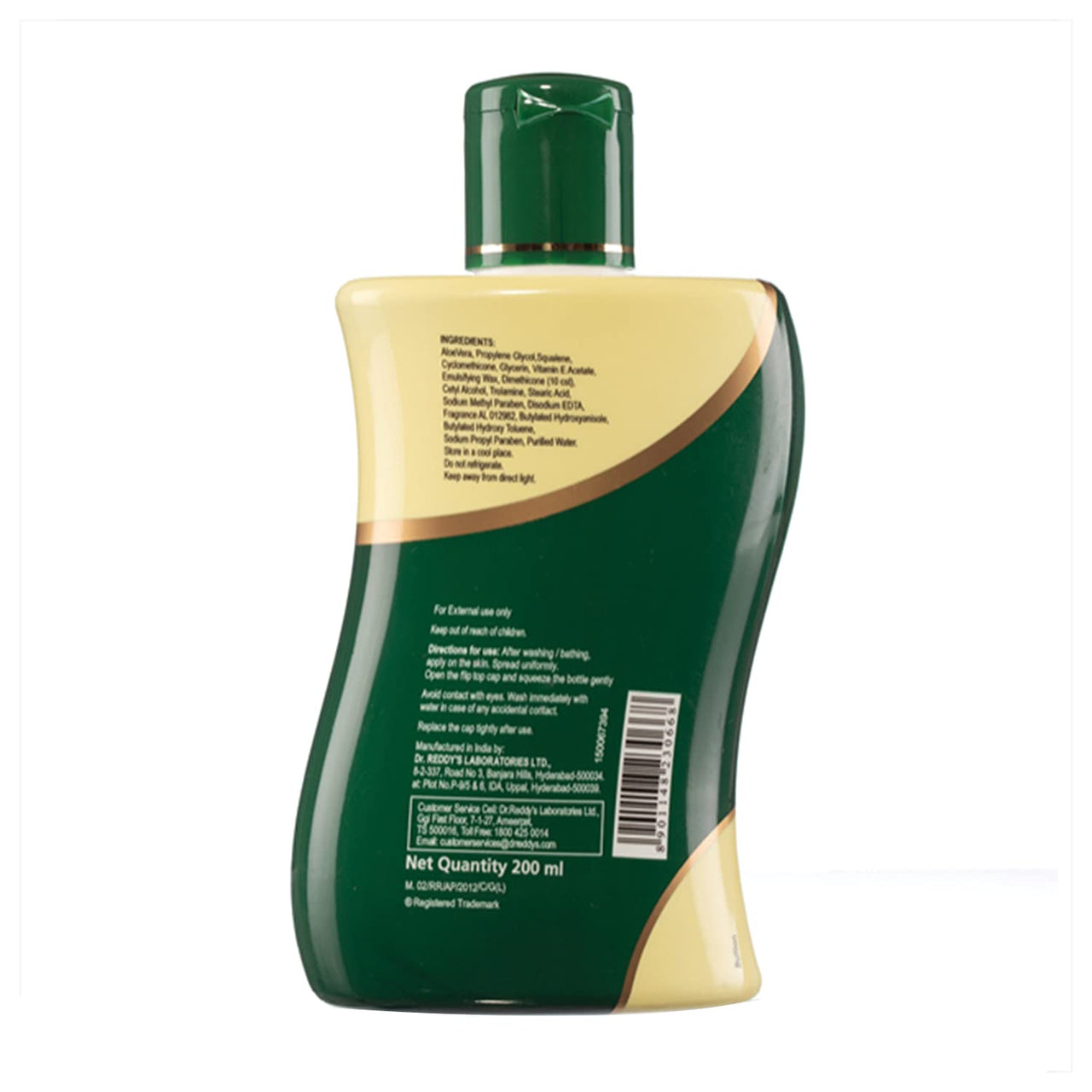 Venusia Dr Reddy's I Moisturizing Lotion I Enriched With Vitamin E, Aloe Vera & Squalene I Daily Face And Body Lotion I Soothing Itch Relief, Non-Greasy, 200Ml