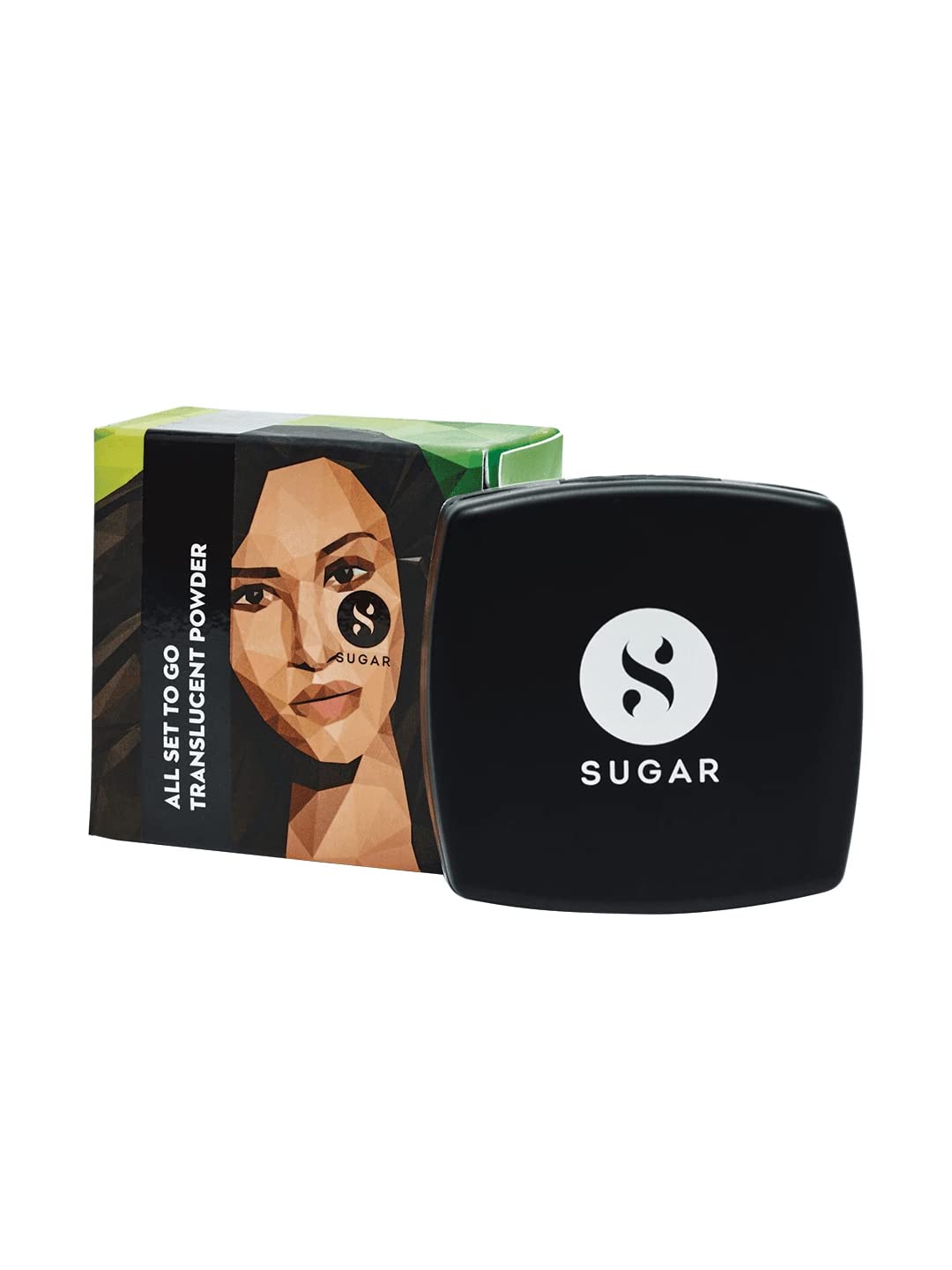 SUGAR Cosmetics All Set To Go Translucent Powder For Face | Setting Loose Powder For Face | Lightweight & Long Lasting | Matte Finish | Lasts Upto 8 Hrs | 7Gm, White