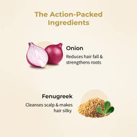 Vedix Hair Pack for Hair Growth with Onion + Methi Powder, Customized Ayurvedic Root Strengthening Hair Pack Powder, Hair Mask for Stronger Hair & Thicker Hair - 100gms