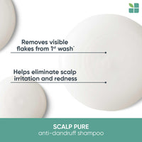 Biolage Professional Scalppure Anti-Dandruff Shampoo and Conditioner Combo, Removes Visible Flakes from 1st Use, Enriched with Bergamot, 2 Step Haircare Combo, Cruelty-Free, 200ml + 98g