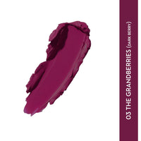 SUGAR Cosmetics Matte Attack Lipstick for Women | Transferproof & Smudgeproof | Lasts upto 12hrs | Enriched With Jojoba Oil | 2gm - The Grandberries