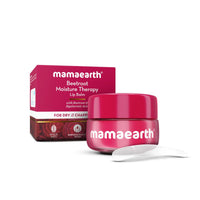 Mamaearth Beetroot Moisture Therapy Lip Balm for Dry & Chapped Lips 15g|Heals, Brightens|Sheer Pink Tint|Coconut Oil, Shea Butter, Beetroot, HA, Ceramides, Kojic Acid|100% Free of Petroleum Jelly