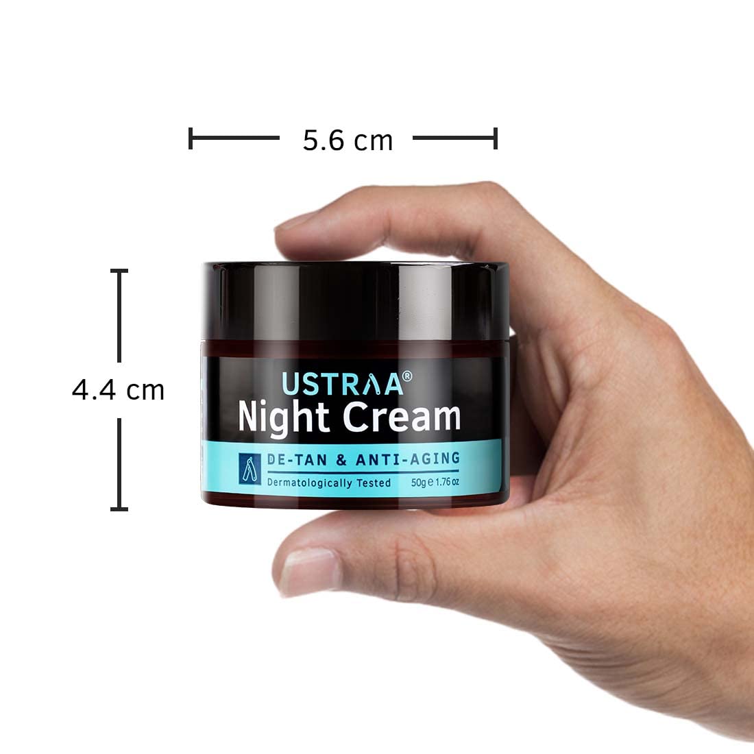 USTRAA Moisturising Cream - Oily Skin - 100g | Moisturization & Hydration | Quick Absorption | with Shea Butter & Night Cream - De-Tan & Anti-Aging Cream for Men - 50g | for Effective Tan Removal