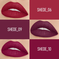 FLiCKA Tomato Bullet Matte Lipstick (Pack Of 3) | Hydrating, Moisturizing, Upto 6Hrs Long Lasting| Transfer & Smudge Proof Lipsticks For Women, Shade - 07