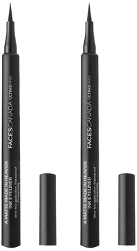 FACESCANADA Ultime Pro A Matte Made in Heaven Ink Eyeliner - Black, 1.2 ml | Felt Tip Pen Liner For Ultra Fine Application | 24 Hr Long Stay Formula | Waterproof, Smudgeproof & Transferproof