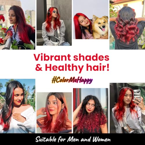 2.Oh! Italian- Red Hair Color For Women & Men | Ammonia-Free DIY Semi Permanent Hair Color | Enriched with Argan Oil | Lasts upto 12-15 Washes