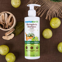 Mamaearth BhringAmla Shampoo for dry & frizzy hair with Bhringraj & Amla for Intense Hair Treatment – 250 ml