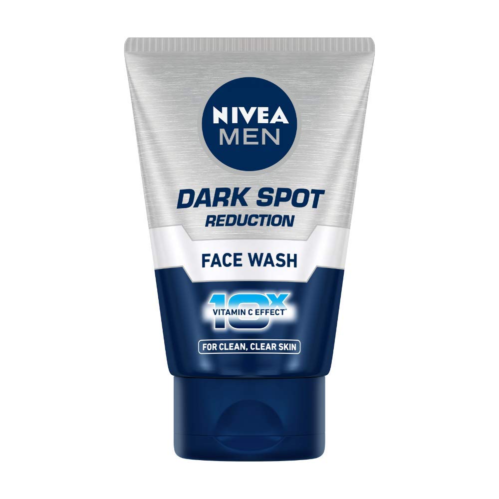 NIVEA MEN Dark Spot Reduction Face Wash 100 g (Pack of 3)| With Ginko and Ginseng Extracts for Clean, Healthy & Clear Skin | 10 X Vitamin C Effect for Radiant Skin |For Dark Spot Reduction