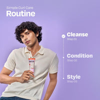 Manetain Co-Wash for Curly Hair - 100ml | 2 in 1 Shampoo & Conditioner | Non-foaming | Sulphate and Paraben Free | CG Friendly | Suitable for Dry and Frizzy Hair