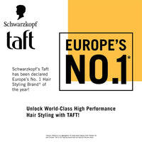 Schwarzkopf TAFT Power Hair Wax For Luminous Shine And Glossy Hair, Hold 5 Lasts 48 Hours, Easy to Wash Out With No Stickiness, For All Hair Types, No Greasy Residue - 75ML