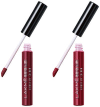 Lakmé Lip Color Crimson Rose,Red Sangria (Matte)