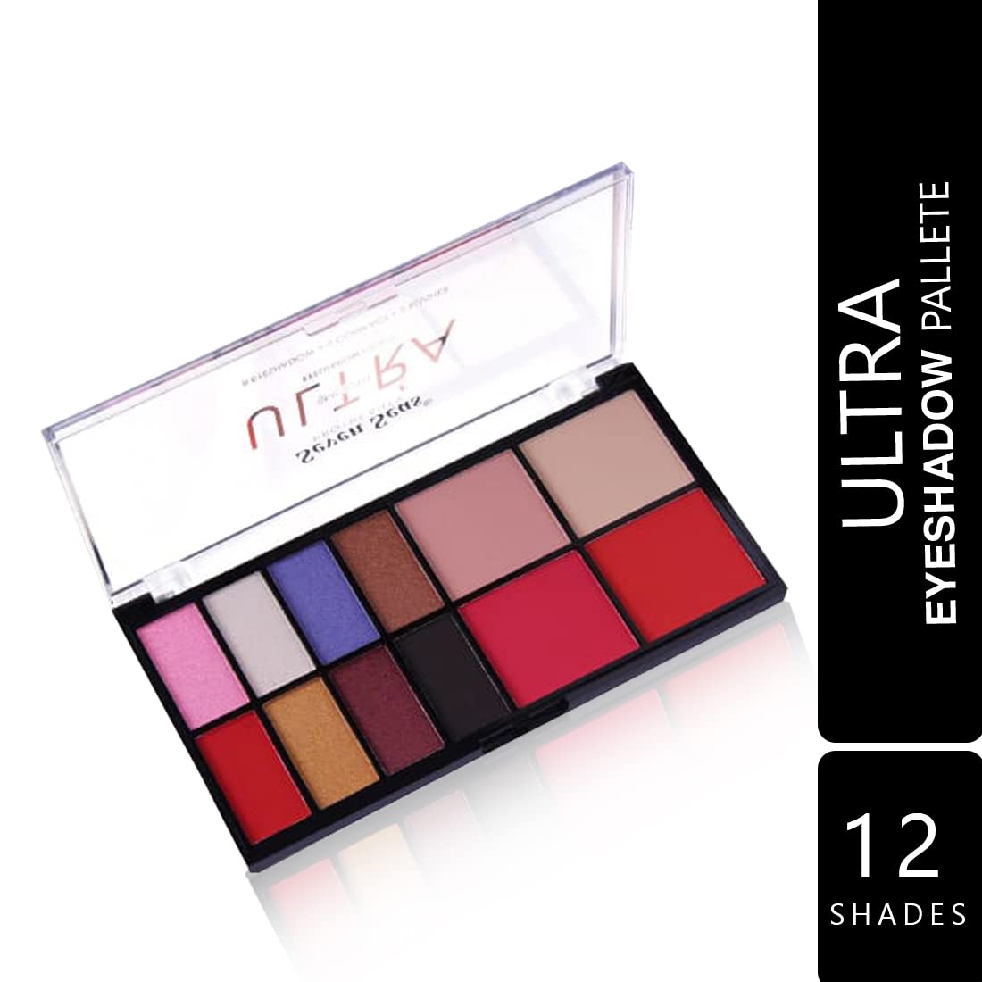 Seven Seas Matte Shimmer Makeup Pallet Highly Pigmented Colorful Powder Long Lasting Waterproof Eye Shadow Eye Shadow Palette 30g (Natural)