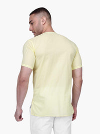 Rajubhai Hargovindas Men's  White Fine Cotton Short Kurta | Pack of 4 |