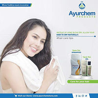 Vipula Natural Ayurvedic Herbal Ultimate Hair care kit for Hair Fall Control & Hair Growth-Hair Oil & Shampoo Combo Pack for Damaged Dry & Frizzy Hair, Anti-Dandruff Shampoo,Oil for Grey Hair - 100ml