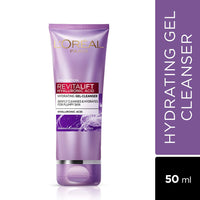 L'Oreal Paris Dream Lengths Conditioner, 192.5 ml & L'Oreal Paris Revitalift Hyaluronic Acid Hydrating Gel Cleanser, 50 ml | Gentle Facewash for women | Cleanses impurities & makeup residue 50ml