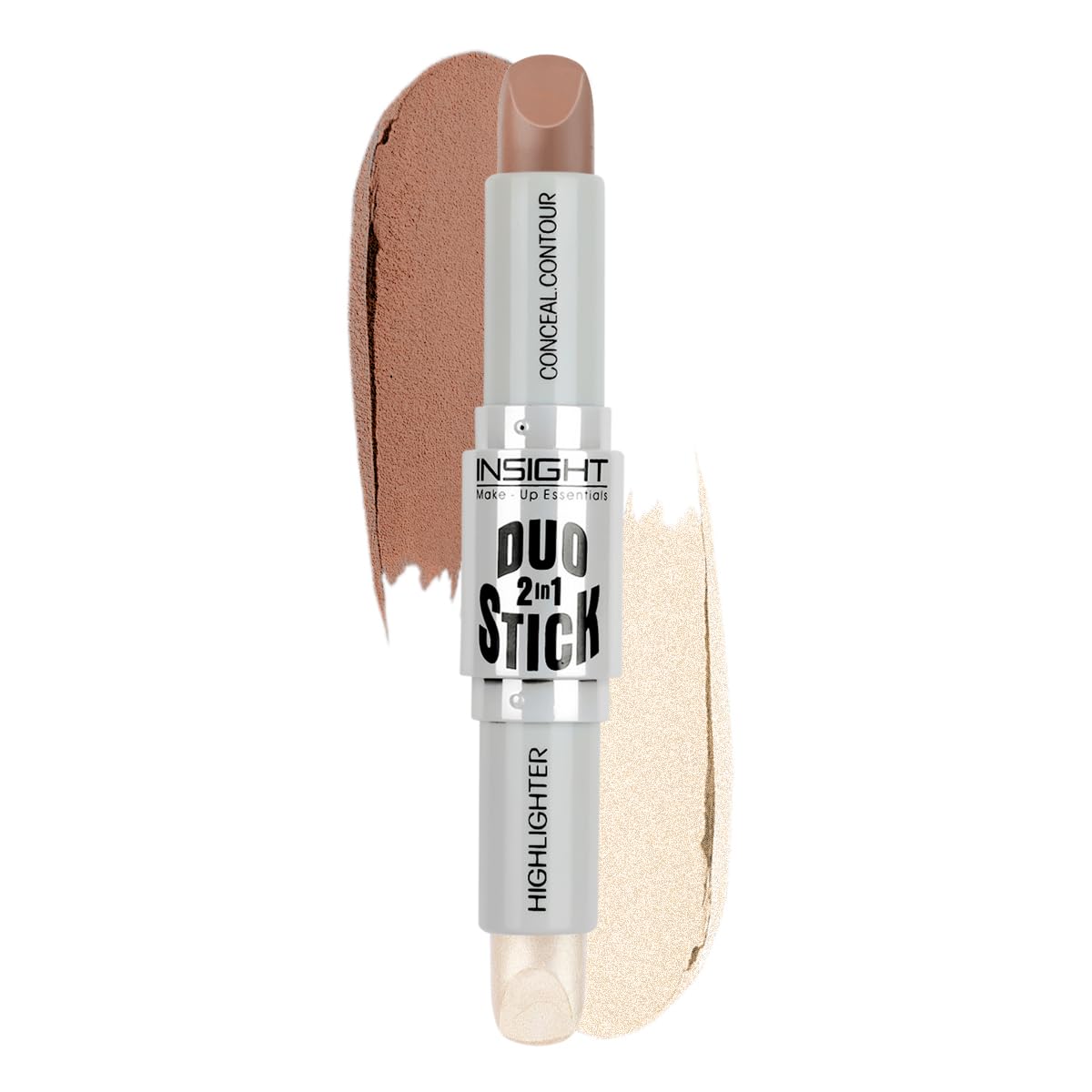 INSIGHT Cosmetics Duo Stick Conceal Contour + Highlighter, Shade-01, 8.5 gram