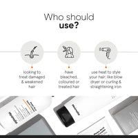 Minimalist Hair Mask For Frizzy Hair, Repairing Dry, Damaged & Dull Hair | Maleic Bond Repair Complex 05% with Transglutaminase, Amino Acids & Ceramides | For Damaged & Treated Hair | Controls Frizzy Hair | For Women & Men | 200 gm