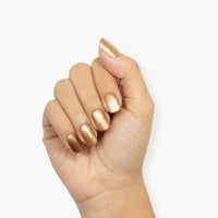 HYUE Chrome Glazed Nail Paint - 7 shades | Gold Mine | 8 ml | Dual-toned | Long-lasting Shine | Color-Shifting Pigments | One Stroke Coverage | Gel Finish | Salon-like Nails | No UV Damage
