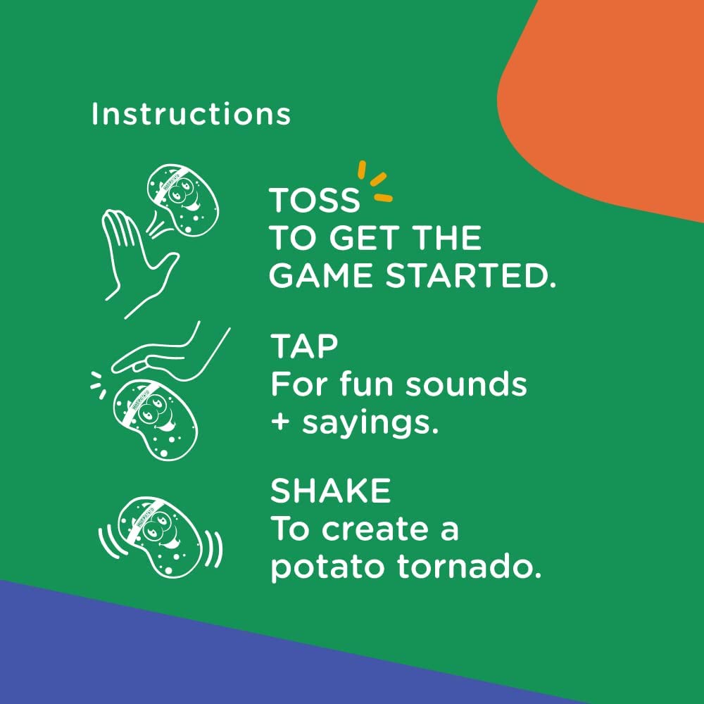 Move2Play Pass The Potato, Hilarious Talking Game For Kids, Family's , & Birthday Party's