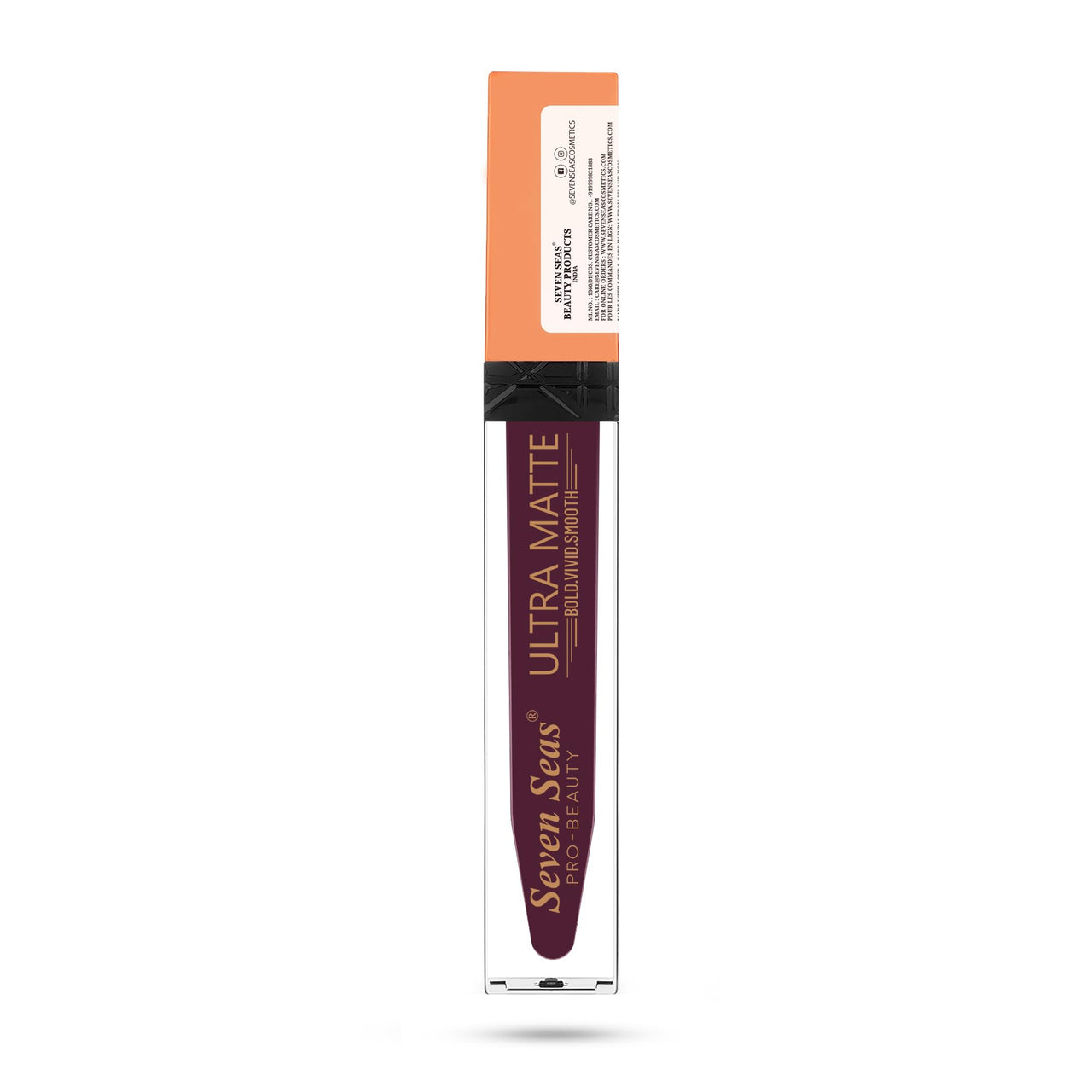 Seven Seas Ultra Smooth Matte Liquid Lipstick | Smooth Lip Color | Weightless Finish | Liquid Lipsticks for Women (Castro)