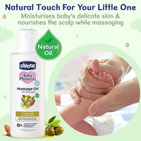 Chicco Baby Moments Massage Oil,New Advanced Non-Sticky&Moisturizing Formula with Natural Ingredients to Prevent Dryness,Suitable for Baby's Skin,Hair&Scalp,No Phenoxyethanol&Parabens (200Ml)