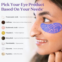 Gush Beauty Reusable Under Eye Patches - 100% Medical Grade Silicone Patches | Treats Dark Circles Fine Lines And Wrinkles |