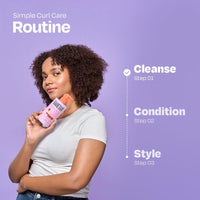 MANETAIN Moisturising Shampoo 237ml for Curly, Dry & Frizzy Hair | Sulphate & Paraben Free | Hydrates & Strengthens with Baobab Protein, Seaweed & Marshmallow Extract | CG-Friendly, Gentle Cleanser for Soft, Defined Curls