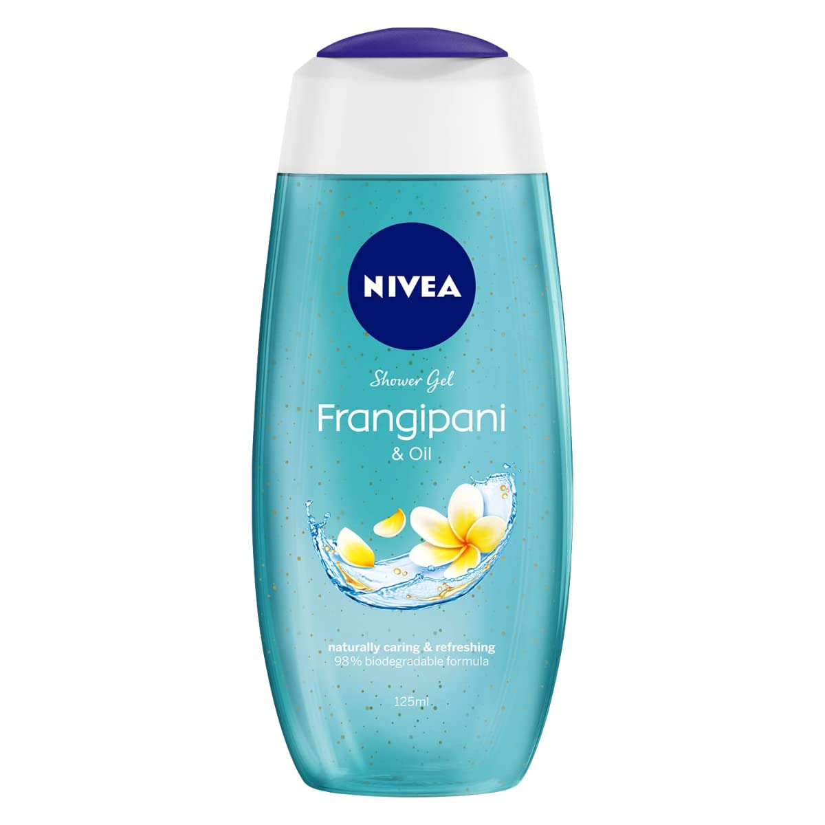 NIVEA Travel Small Pack Combo - (Body Milk 120ml & Frangipani & Oil Body Wash125 ml)