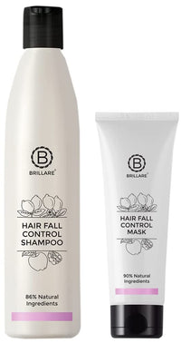 Brillare Hair Fall Control Shampoo, 300 ml & Brillare Hair Fall Control Mask, Hair Conditioner, 125g