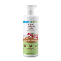 Mamaearth Argan Shampoo with Argan and Apple Cider Vinegar for Frizz-free and Stronger Hair | Reduces Split Ends & Frizz | Repairs Damaged Hair | For Men & Women | 250 ml