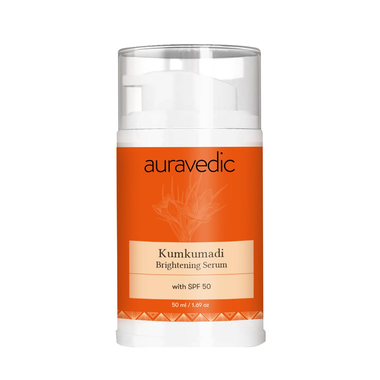 Auravedic Kumkumadi serum Sunscreen SPF 50 for oily skin,dry and combination skin Kumkumadi tailam face serum for glowing skin Brightening Serum for pigmentation and dark spot with kumkumadi oil