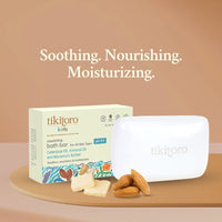 Tikitoro Kids Nourishing Bath Bar | Pediatrician Approved | Murumuru Butter Soap | Soothes, Nourishes and Moisturizes Skin | All Skin Types | Vegan | No Parabens & Sulphates (4-10 Years) (2 x 75g)