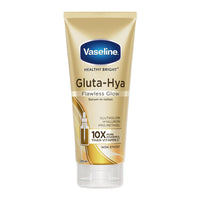 Vaseline Gluta-Hya Flawless Glow Lotion for Face & Body | Gives Brighter Skin | Glutathione & Pro-Retinol Infused Moisturizer, 200ml