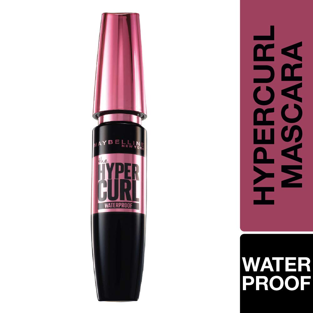 Maybelline New York Hypercurl Mascara Waterproof, Black, 9.2ml And Maybelline New York Color Sensational Creamy Matte Lipstick, 657 Nude Nuance, 3.9g