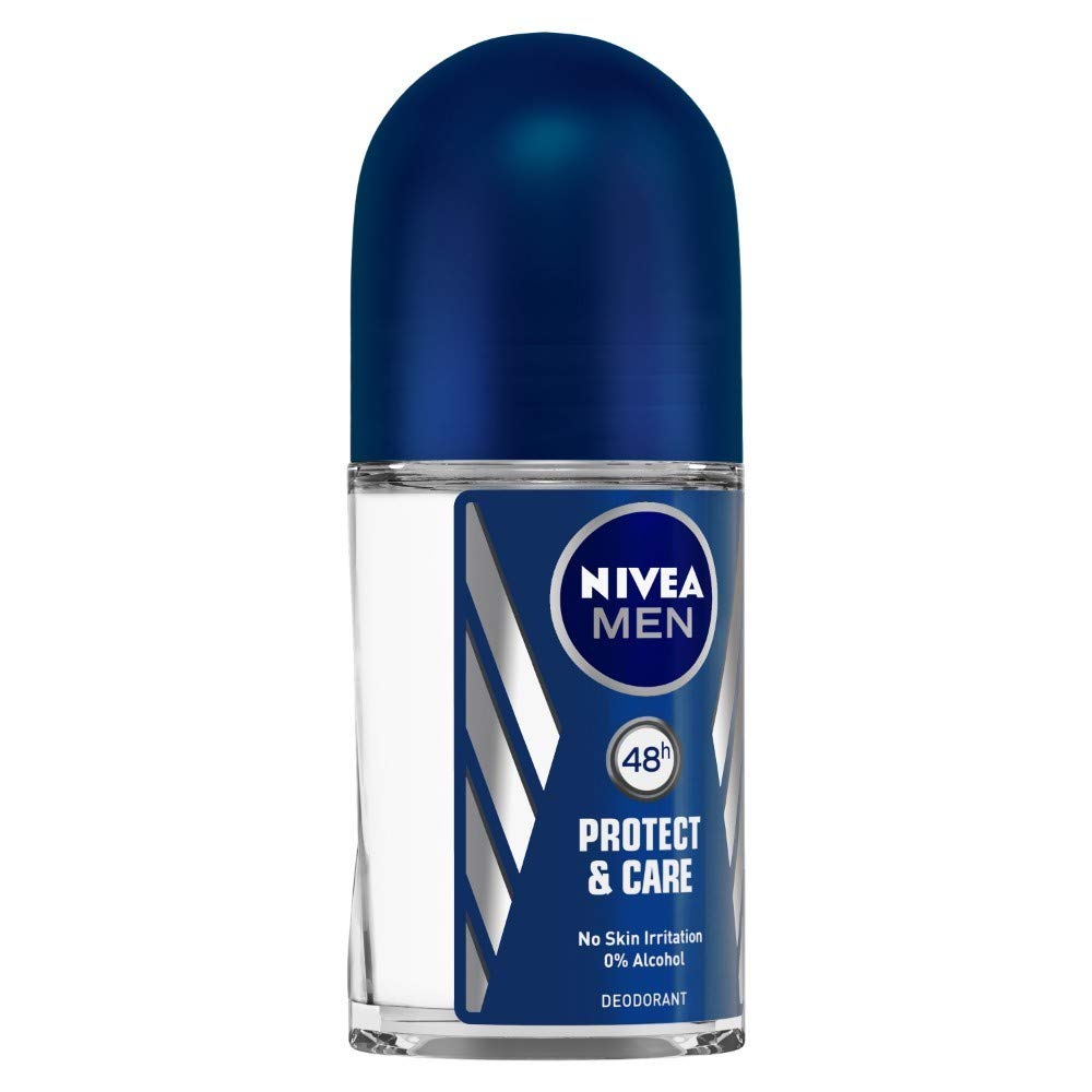 NIVEA Men Deodorant Roll On, Fresh Power, 50ml & NIVEA Men Deodorant Roll On, Protect & Care, 50ml