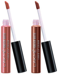 Lakmé Forever Matte Liquid Lip Colour, Nude Myth, 5.6 ml & Lakmé Forever Matte Liquid Lip Colour, Nude Twist, 5.6 ml