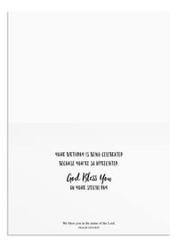 Dayspring Birthday - Simply Stated - 12 Boxed Cards, KJV (60937)