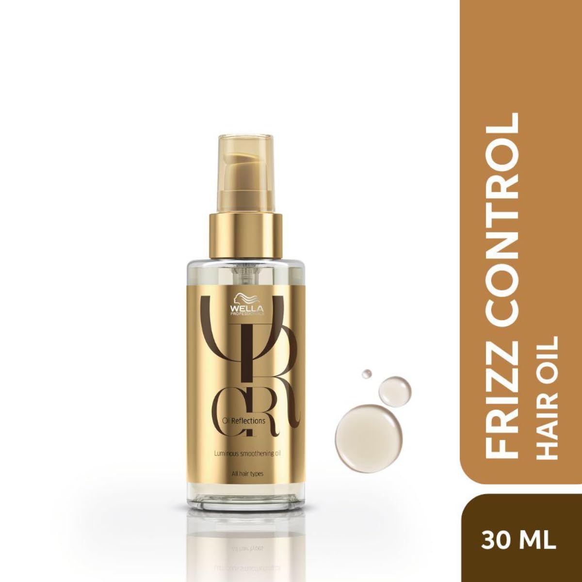 Wella Professionals Oil Reflections Luminous Smoothing Hair Oil | Frizz Control & Shine Booster | 30 ml