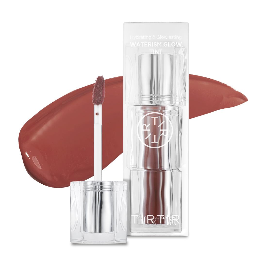 TIRTIR Waterism Tinted Lip Gloss | #05 SCOTCH SHOT, 4 g – Kiss Ready Lipgloss | 12H Long Lasting Non Sticky Natural Tinted Glow Korean Multiuse Cheek and Lip | Tint for Women gift