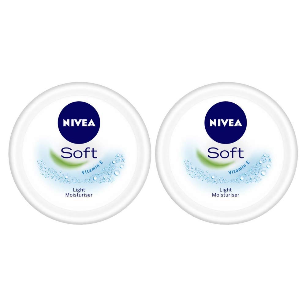 NIVEA Soft Light Moisturizing Cream, 300ml (Pack of 2)