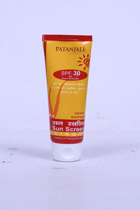 Patanjali Sun Screen Cream Spf30 For Dry Skin, 50G