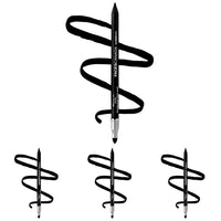 FACESCANADA Ultime Pro Intense Gel Kajal With Smudger & Sharpener - Black,1.2 G|24 Hr Long Stay|Waterproof & Smudgeproof|One Swipe Smooth Application|3-In-1 Kajal,Eyeliner,Smokey Eyeshadow,Matte