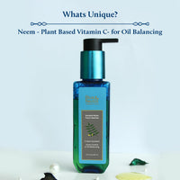 Blue Nectar Plant Based Vitamin C Face Wash for Women and Men Face Wash for Acne Pimple with Neem Honey Natural Cleanser for Face with Ayurved