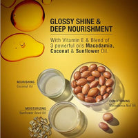 TRESemme Gloss Ultimate Ultra Shine Hair Serum 50ml with Macadamia Oil & Vitamin E, for Super shiny Finish