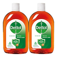Dettol Antiseptic Disinfectant liquid for First aid, Surface Cleaning and Personal Hygiene, 250ml, Pack of 2