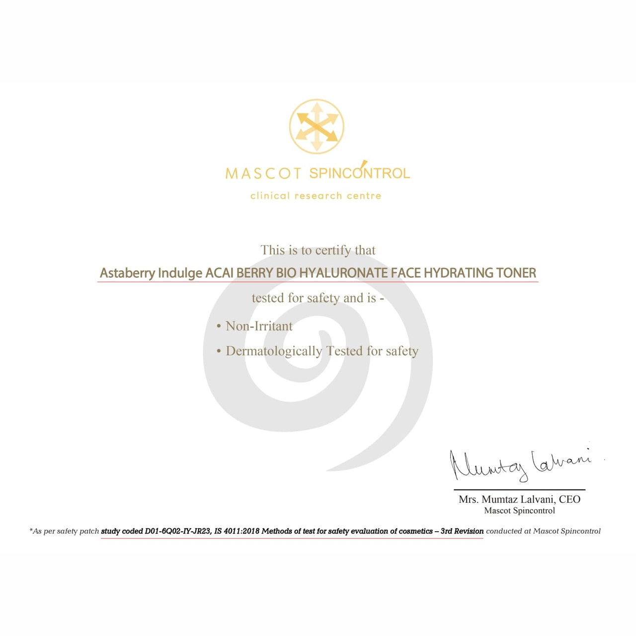 Astaberry Indulge Acai Berry Bio Hyaluronate Face Hydrating Toner 100ml - Boosts Collagen | Soothes and Clarifies | Hydrates the Skin